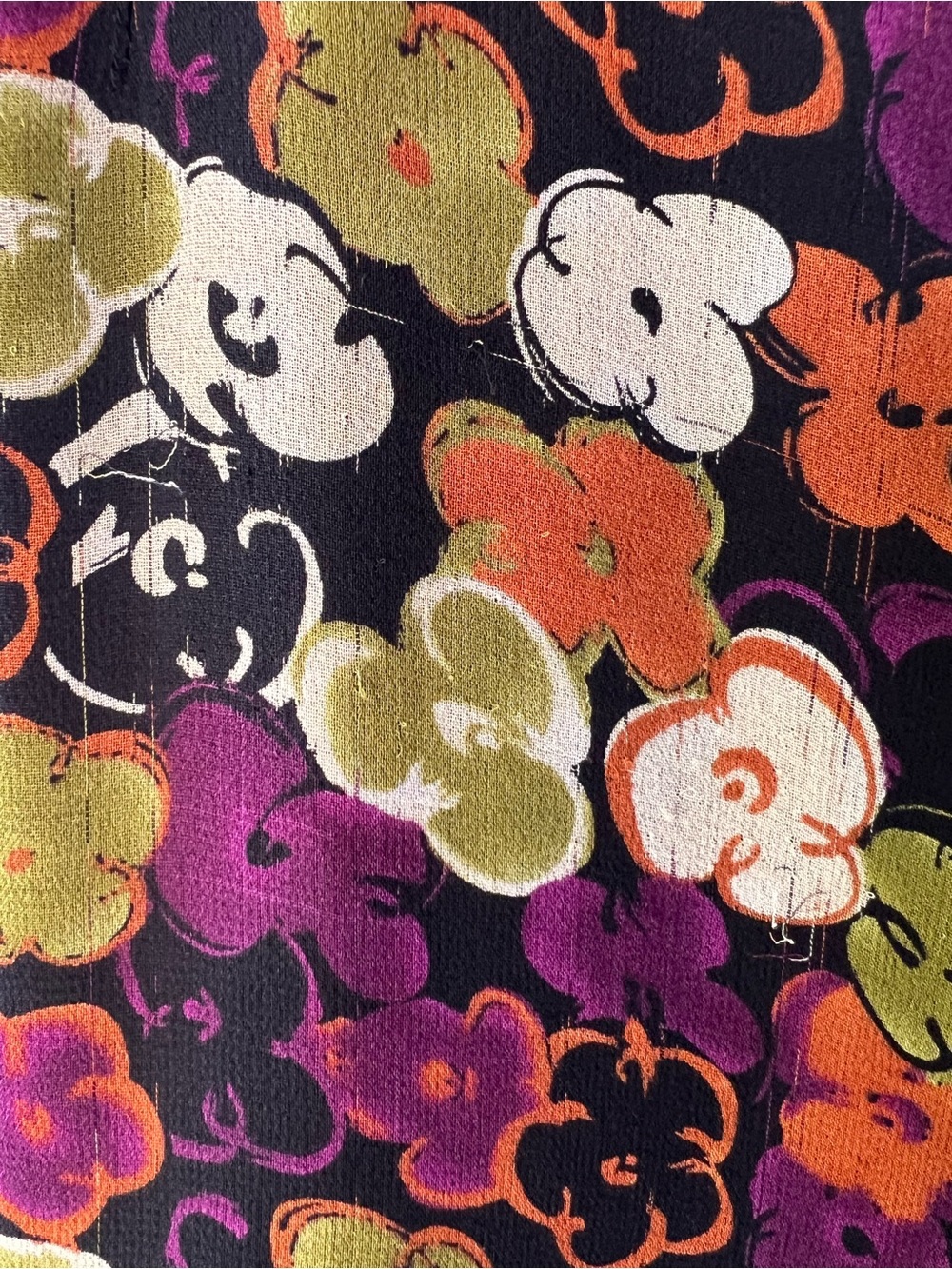 JONES NEW YORK 100% Silk Floral Midi Dress Handkerchief Hem Sleeveless - Picture 7 of 12
